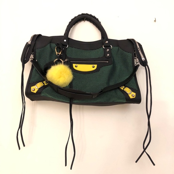 SOLD! Balenciaga Classic City Mesh Limited Edition Green - Picture 15 of 16